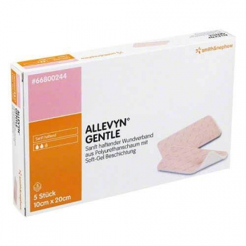ALLEVYN Gentle 10x20 cm Schaumverb. (5 Stück)